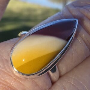 Mookaite Gemstone Ring in 925 Sterling SIlver (7)